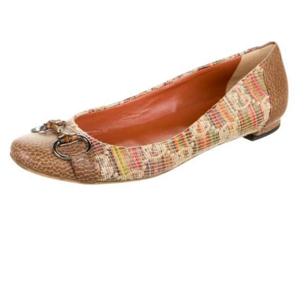 GUCCI Horsebit Accent Ballet Flats - Picture 5 of 5